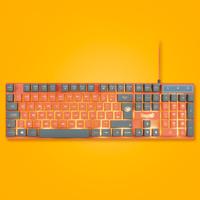 Toetsenbord en muis FR-TEC Dragon Ball Qwerty Spaans Oranje - thumbnail