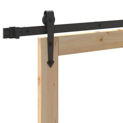 Schuifdeur ORKDAL Bruin 86 x 198.5 cm Hout en metaal - thumbnail