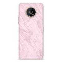 Nokia G50 | TPU | Siliconen hoesje | Marble Pink - Origineel Cadeau Vriendin - thumbnail