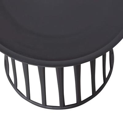 WOOOD Boy Bijzettafel Binnen|Buiten - Kunststof - Zwart - Set van 2