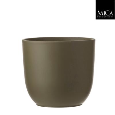 Mica Decorations tusca pot groen 23x20cm Mica Decorations tusca pot groen 23x20cm