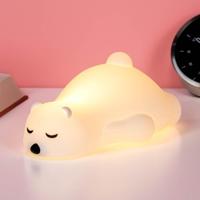 Slapende ijsbeer nachtlampje - thumbnail