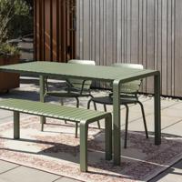 Zuiver Tuintafel 'Vondel' 168 x 87cm, kleur Groen - thumbnail