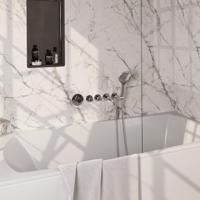 Inbouwthermostaatset Brauer Chrome Incl Baduitloop en 3 Standen Handdouche Chroom - thumbnail