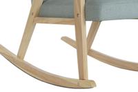 Schommelstoel DKD Home Decor Hemelsblauw Natuurlijk Hout Beukenhout Hout MDF 81 x 58 x 90 cm - thumbnail