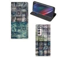 Hippe Standcase OPPO Find X3 Neo Spijkerbroeken - thumbnail