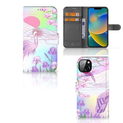 iPhone 14 Plus | Telefoonhoesje | Met pasjeshouder | Bird