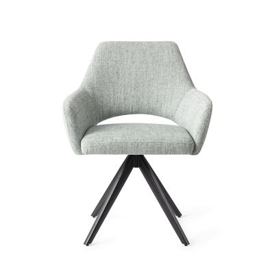 Jesper Home Yanai eetkamerstoel Soft Sage turn black