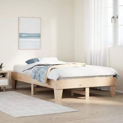 Bedframe zonder matras massief grenenhout 120x200 cm