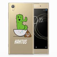 Sony Xperia XA1 Plus Telefoonhoesje met Naam Cactus Poo - thumbnail