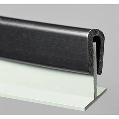 TRU COMPONENTS Stootrand PVC Zwart 10 m