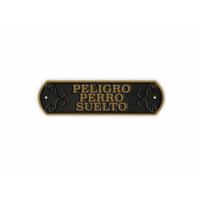 Plaat Magnet & Steel Peligro perro Suelto 24 x 7,2 cm - thumbnail