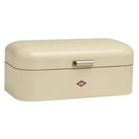 Wesco Grandy broodtrommel Rechthoekig Amandel Staal - thumbnail