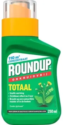 Roundup totaal onkruidvrij concentraat 250 ml Roundup totaal onkruidvrij concentraat 250 ml