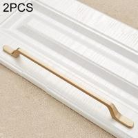 2 stuks 9008-224 moderne eenvoudige kast deur handvat lade kast zink legering handvat (goud) - thumbnail