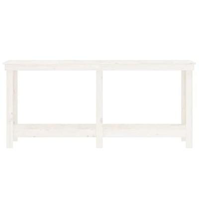 VidaXL Werkbank 180x50x80 cm massief grenenhout wit