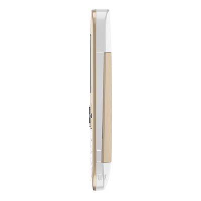 Nokia C3 Smartphone (6,1 cm (2,4 inch) display, Bluetooth, 2 megapixel camera, QWERTZ-toetsenbord) goud/wit