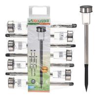 Pro Garden solarlamp 360mm rvs set van 7stuks - thumbnail