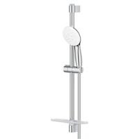 GROHE Tempesta 110 Glijstangset - 60cm - ronde handdouche - 3 straalsoorten - gladde doucheslang - met zeephouder - chroom 27600003 - thumbnail