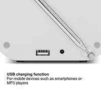 TechniSat TECHNIRADIO 40 Persoonlijk Digitaal Wit - thumbnail