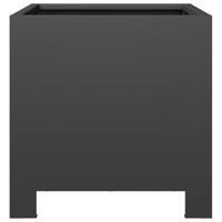 VidaXL Plantenbak 30x30x30 cm staal zwart - thumbnail