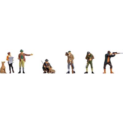 NOCH 36059 N Jagers en boswachter figuren Geverfd NOCH 36059 N Jagers en boswachter figuren Geverfd