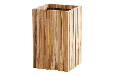 Plantenbak Miguel vierkant medium teak 45 x 45 cm. (H 70cm.) | 4 Seasons Outdoor Plantenbak Miguel vierkant medium teak 45 x 45 cm. (H 70cm.) | 4 Seasons Outdoor