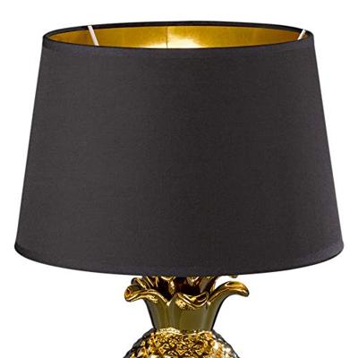 Trio TafellampPineapple 43cm goud met zwart - R50431079