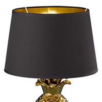 Trio TafellampPineapple 43cm goud met zwart - R50431079 - thumbnail