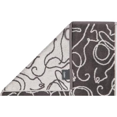 Cawö Cawö Cute Cats 6264 Handdoek 50x100 basalt/platin
