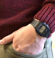 Horloge Heren Casio F-91W-1YEG Zwart - thumbnail