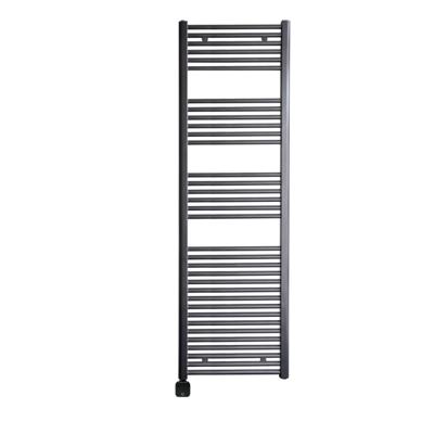Electrische Wifi Radiator Sanicare HPW Carini 172x60 cm Gunmetal Met Thermostaat Zwart Linksonder
