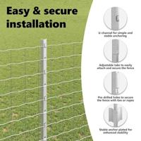 VidaXL Afrasteringspaal 22 pcs zilver 200 cm staal - thumbnail