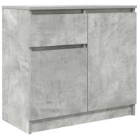 Dressoir met lade 71x35x65 cm spaanplaat betongrijs - thumbnail