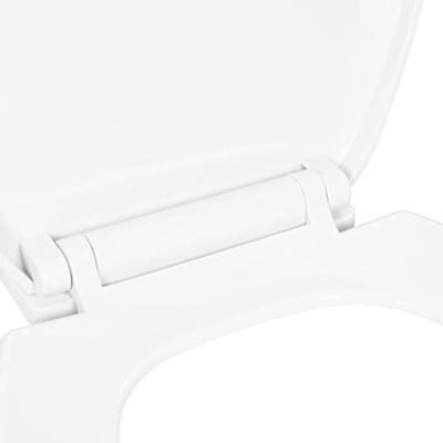 Toiletbril soft-close met quick-release ontwerp wit