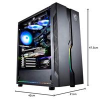 MSI MAG VAMPIRIC 010 computerbehuizing Midi Tower Zwart - thumbnail