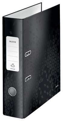 Ordner Leitz Wow 180° gelamineerd 80mm A4 zwart | 10 stuks Ordner Leitz Wow 180° gelamineerd 80mm A4 zwart | 10 stuks