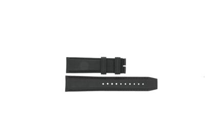 Horlogeband Burberry BU2306 Leder Zwart 22mm Horlogeband Burberry BU2306 Leder Zwart 22mm