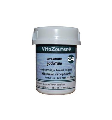 Arsenum jodatum VitaZout nr. 24 120 Tabletten Arsenum jodatum VitaZout nr. 24 120 Tabletten