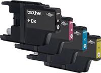 Brother inktcartridge, 300 pagina&apos;s, OEM LC-1220VALBP, 4 kleuren - thumbnail