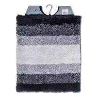 Wicotex bidetmat regenboog zwart grijs 50x60cm - thumbnail