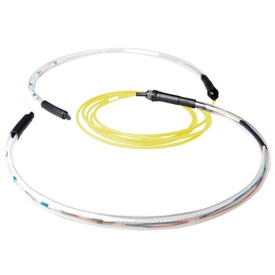 ACT 40 meter Singlemode 9/125 OS2 indoor/outdoor kabel 8 voudig met LC connectoren