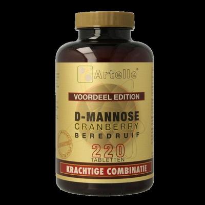 D-Mannose cranberry berendruif 220 Tabletten D-Mannose cranberry berendruif 220 Tabletten