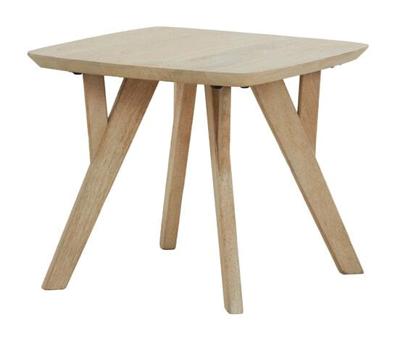 Light & Living Bijzettafel 'Quenza' Mangohout, 50 x 50cm, kleur Naturel Light & Living Bijzettafel 'Quenza' Mangohout, 50 x 50cm, kleur Naturel