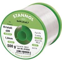 Stannol Ecology TC Soldeertin, loodvrij Spoel Sn99,3Cu0,7 REL0 250 g 1 mm - thumbnail