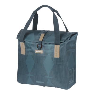 Basil elegance fietsshopper, choose green, unisex, stadfiets, estate blue - thumbnail