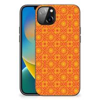 iPhone 14 Plus Back Case Batik Oranje - thumbnail