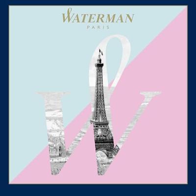 Waterman vulpen Allure, fijne punt, op blister, chroom
