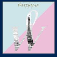 Waterman vulpen Allure, fijne punt, op blister, chroom - thumbnail
