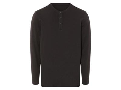 LIVERGY Heren shirt (Zwart, L)